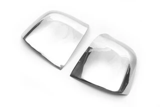 Накладки на дзеркала (2 шт, нерж) OmsaLine - Італійська нержавійка для Opel Combo 2012-2018 рр