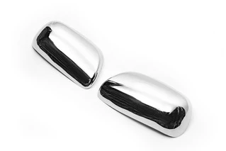Накладки на дзеркала (2 шт) OmsaLine - Італійська нержавійка для Toyota Camry 2006-2011 рр
