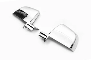 Накладки на дзеркала (2 шт, ABS) Carmos - Хромований ABS-пластик для Opel Combo 2012-2018 рр