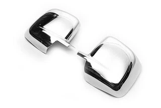 Накладки на дзеркала (2 шт) OmsaLine - Італійська нержавійка для Citroen Nemo