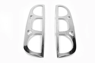 Накладки на стопи (2 шт, нерж.) Carmos - турецька сталь для Fiat Doblo I 2005-2010 рр