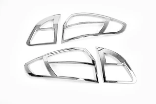 Накладки на стопи (2 шт, пласт) для Ford Fiesta 2008-2017 рр