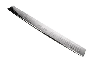 Накладка на задній бампер (Omsa, нерж) Матовий для Mercedes Vito W638 1996-2003 рр