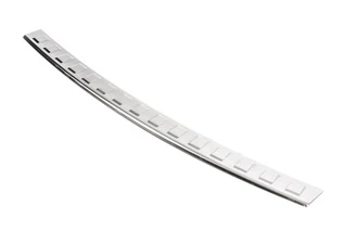 Накладка на задній бампер OmsaLine (AVANT, нерж.) OmsaLine - Італійська нержавіюча сталь, Матова для Ауди A4 B8 2007-2015 рр