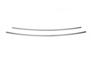 Накладки на передній бампер (2 шт, нерж) для Renault Kangoo 2008-2020 рр