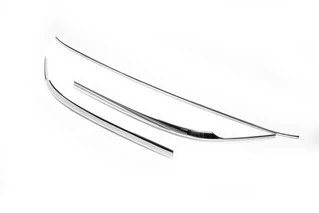 Накладка на торец заднього бампера SD/SW (3 шт, нерж) OmsaLine - Італійська нержавійка для Volkswagen Passat B8 2015-2023 рр