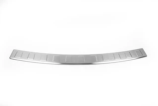 Накладка на задній бампер OmsaLine (HB, нерж) для Volkswagen Polo 2010-2017 рр