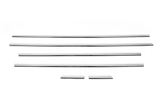 Нижня окантовка вікон (6 шт, нерж.) Carmos - Турецька сталь для Citroen C-5 2008-2017 рр