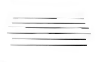 Окантовка стекол (6 шт, нерж) для Range Rover III L322 2002-2012 рр