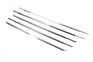 Нижня окантовка вікон (6 шт, нерж) для Chevrolet Captiva 2006-2019 рр