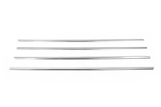 Окантовка вікон (4 шт, нерж) Хетчбек для Mazda 3 2003-2009 рр