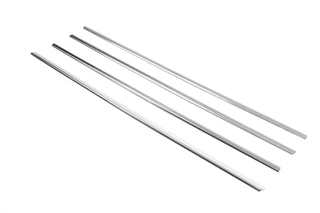 Окантовка вікон (4 шт, нерж) Хетчбек для Mazda 3 2003-2009 рр