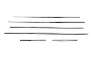 Молдинги стекол (нерж) Sedan, OmsaLine - Італійська нержавійка для Chevrolet Cruze 2009-2015 рр