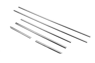 Зовнішня окантовка стекол (6 шт, нерж.) Carmos - Турецька сталь для Hyundai Getz