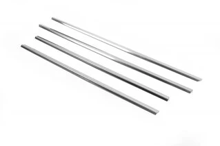 Окантовка вікон (4 шт, нерж) для Chevrolet Lanos