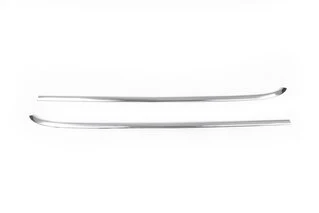 Зовнішня окантовка стекол (2 шт, нерж) Carmos - турецька сталь для Peugeot Bipper