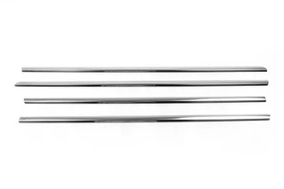 Зовнішня окантовка стекол (нерж) Sedan, OmsaLine - Італійська нержавійка для Opel Astra H 2004-2013 рр