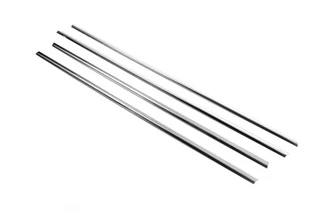 Зовнішня окантовка стекол (нерж) Sedan, OmsaLine - Італійська нержавійка для Opel Astra H 2004-2013 рр