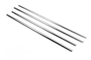 Зовнішня окантовка вікон (4 шт, нерж) Carmos - Турецька сталь для Opel Vectra C 2002-2008 рр