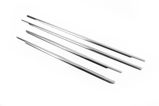 Окантовка вікон (4 шт, нерж) для Nissan Note 2004-2012 рр