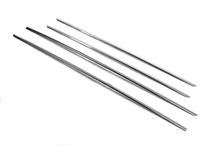 Універсальні нижні молдинги (4 шт, нерж) 97см на 3см, 88см на 3см