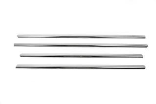 Зовнішня окантовка вікон (4 шт, нерж) Carmos - Турецька сталь для Mercedes ML W164