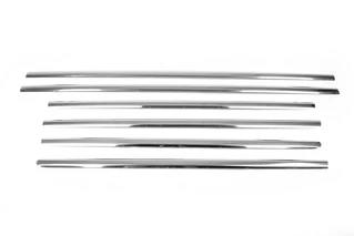 Нижня окантовка вікон (6 шт, нерж) для Mercedes GL сlass X164