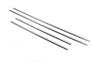 Окантовка вікон (4 шт, нерж) для Renault Captur 2013-2019 рр