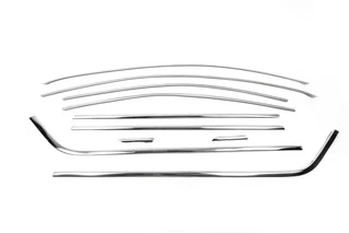 Повна окантовка вікон (10 шт, нерж) для Skoda Octavia III A7 2013-2019рр