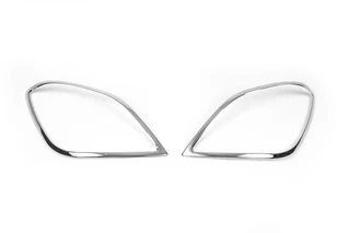 Накладки на фари (2 шт, нерж.) для Mercedes Sprinter W906 2006-2018 рр