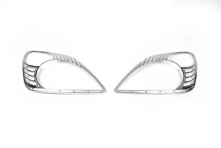 Накладки на фари (2 шт., пласт) 2004-2006 для Honda CRV рр