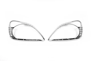 Накладки на фари (2 шт., пласт) 2004-2006 для Honda CRV рр