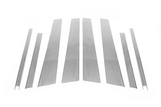 Накладки на дверні стійки (нерж) для BMW X3 F-25 2011-2018 рр