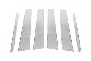 Молдинг дверних стійок (6 шт, нерж) для Mercedes GLE/ML сlass W166