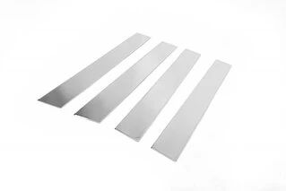 Хром дверних стійок (4 шт, нерж) Carmos - Турецька сталь для Nissan Qashqai 2010-2014рр