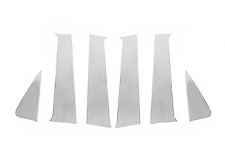 Молдинг дверних стійок (нерж.) для Renault Duster 2018-2024 рр