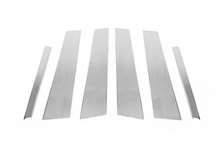 Накладки на стійки (нерж) для Mercedes E-сlass W213 2016-2023 рр