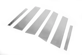 Накладки на стійки (нерж) для Mercedes E-сlass W213 2016-2023 рр