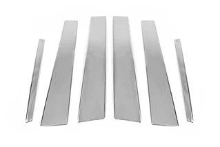 Накладки на стійки (нерж) для Jaguar X-Type