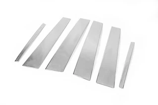 Накладки на стійки (нерж) для Jaguar X-Type