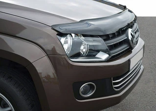 Дефлектор капоту (EuroCap) для Volkswagen Amarok 2010-2022 рр