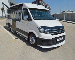 Дефлектор капоту (EuroCap) для Volkswagen Crafter 2016- рр