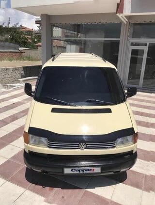 Дефлектор капоту (прямі фари) (EuroCap V1) для Volkswagen T4 Caravelle/Multivan