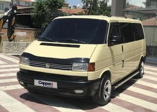Дефлектор капоту (прямі фари) (EuroCap V1) для Volkswagen T4 Caravelle/Multivan