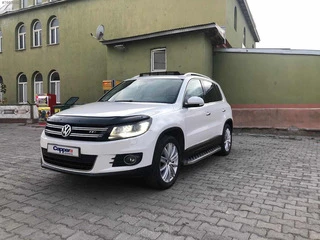 Дефлектор капоту (EuroCap) для Volkswagen Tiguan 2007-2016 рр