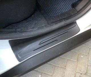 Накладки на дверні пороги EuroCap (4 шт, ABS) для Dacia Duster 2018-2024 рр