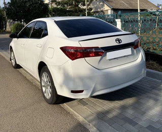 Спойлер LIP (Sunplex, чорний) (118см *6,4см) для Toyota Corolla 2013-2019 рр