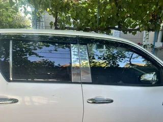 Вітровики з хромом (4 шт., Sunplex Chrome) для Toyota Hilux 2015- рр