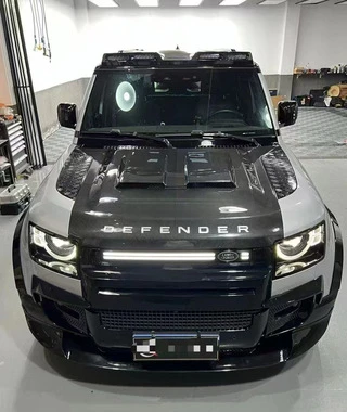 Карбоновий капот (натуральний карбон) для Land Rover Defender 2019- рр