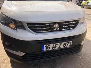 Накладки на решітку (нерж.) Carmos - Турецька сталь для Peugeot Partner/Rifter 2019- рр